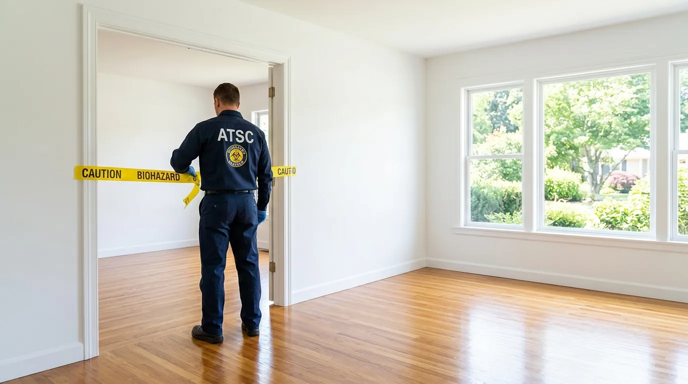 Certified biohazard cleanup crew performing Crime Scene Cleanup in McKinney